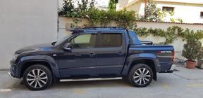 Volkswagen Amarok 2010-2022 гг. Боковые трубы (2 шт., нержавейка) 60мм фото 8