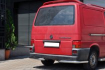 Volkswagen T4 Caravelle/Multivan 1990–2003 гг. Задние уголки AK003 (2 шт., нержавейка) фото 2