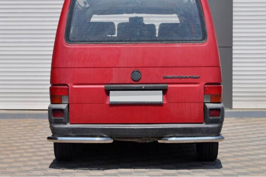 Volkswagen T4 Caravelle/Multivan 1990–2003 гг. Задние уголки AK003 (2 шт., нержавейка) Image