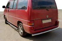 Volkswagen T4 Transporter 1990-2003 гг. Задняя дуга AK002 (нержавейка) фото 1