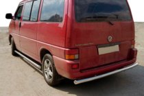 Volkswagen T4 Caravelle/Multivan 1990–2003 гг. Задняя дуга AK002 (нержавейка) фото 1