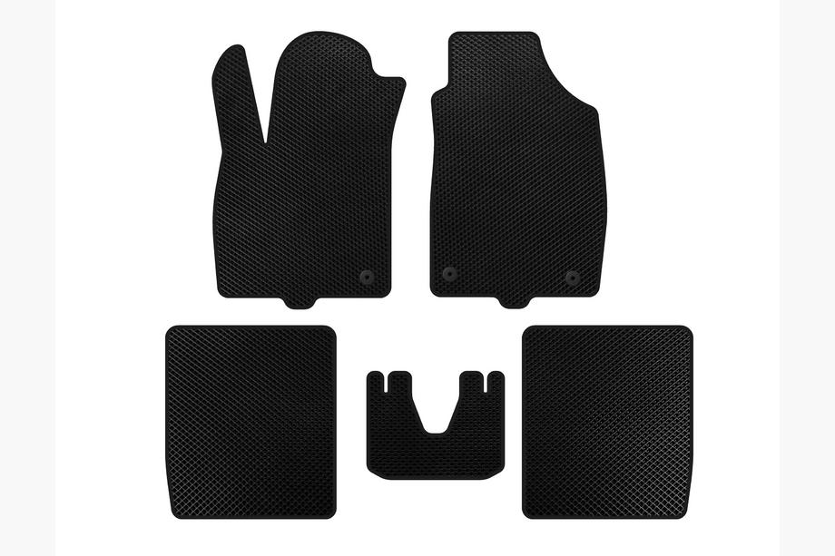 Fiat Panda 2003-2011 гг. Коврики EVA (Черный) Image