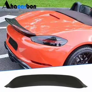 Спойлер V1 (для Boxster, Карбон) Porsche Boxster/Cayman 982 (718) 2016- гг. фото 1