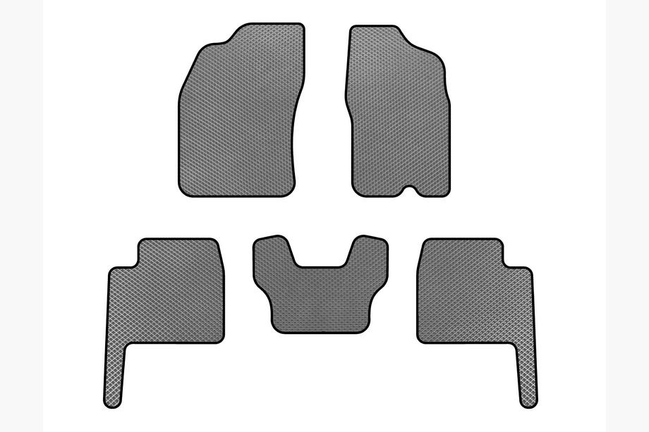 Dodge Durango 2004-2009 гг. Коврики EVA (Серый) Image