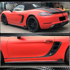 Porsche Boxster/Cayman 982 (718) 2016- гг. Боковые Пороги V1 (2016-2019, Карбон) фото 4