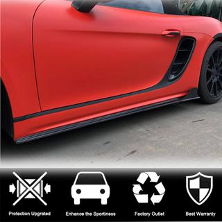 Боковые Пороги V1 (2016-2019, Карбон) Porsche Boxster/Cayman 982 (718) 2016- гг. фото 3