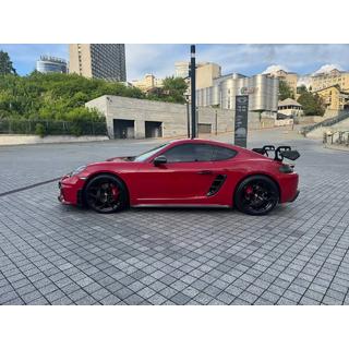 Боковые Пороги V3 (2016-2019, Карбон) Porsche Boxster/Cayman 982 (718) 2016- гг. фото 1