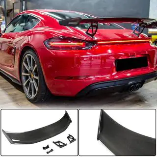 Спойлер (для GT4 Coupe, Карбон) Porsche Boxster/Cayman 982 (718) 2016- гг. фото 1