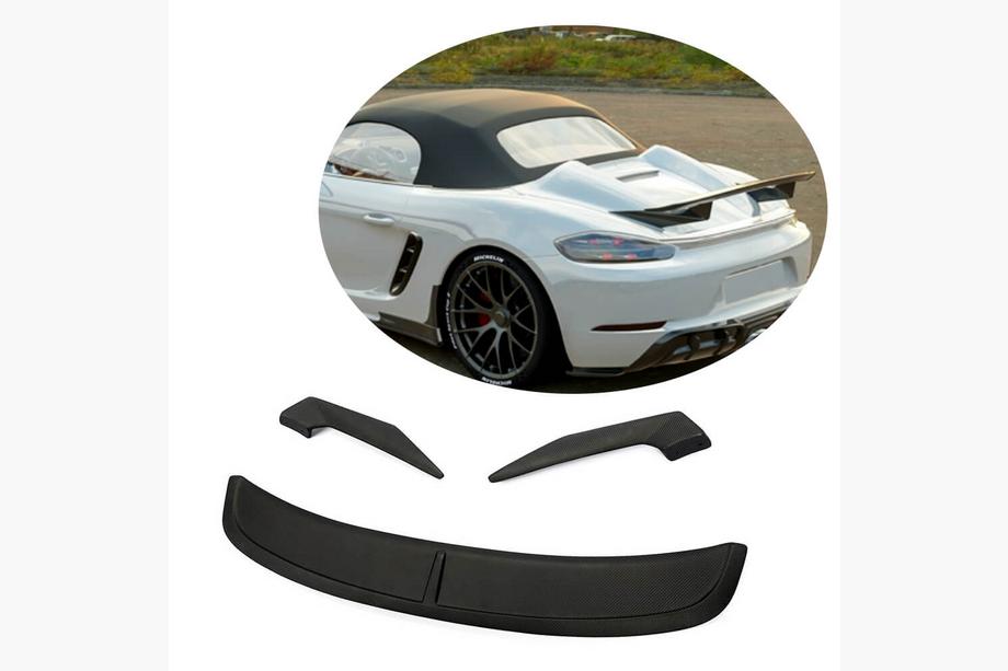 Porsche Boxster/Cayman 982 (718) 2016- гг. Спойлер V3 (для Boxster, Карбон) Image