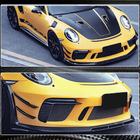 Porsche 911 (991) 2011–2019 гг. Накладки на передний бампер V2 (для GT3 (RS) 2017-2019, Карбон) фото 5