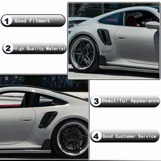 Карбоновые накладки на задние крылья (для Carrera/Targa) Porsche 911 (992) 2018– гг. фото 3
