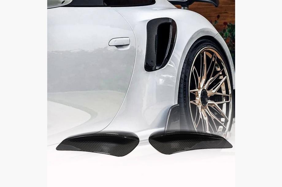 Porsche 911 (992) 2018– гг. Карбоновые накладки на задние крылья (для Carrera/Targa) Image