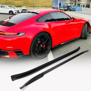 Боковые Пороги V2 (Карбон) Porsche 911 (992) 2018– гг. фото 1