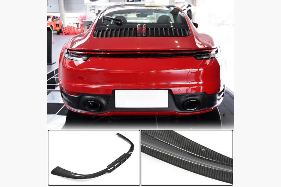 Porsche 911 (992) 2018– гг. Диффузор заднего бампера для Carrera/Targa, Карбон Image