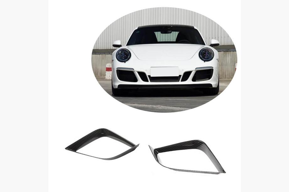 Porsche 911 (991) 2011–2019 гг. Карбоновые Накладки на Передний Бампер для Carrera 4 GTS 2017-2018 Image