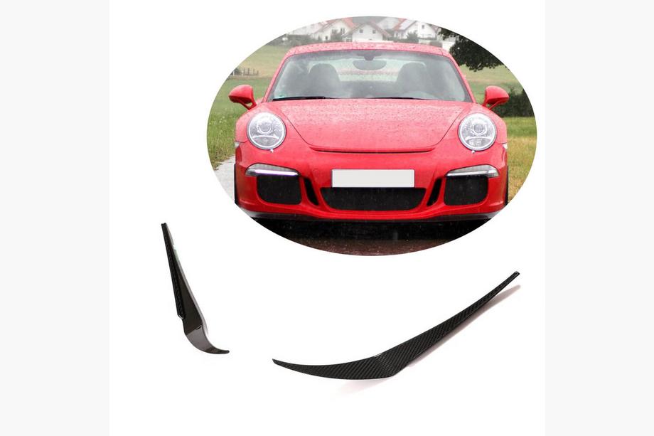 Porsche 911 (991) 2011–2019 гг. Накладки на передний бампер V1 (для GT3 (RS) 2014-2015, Карбон) Image