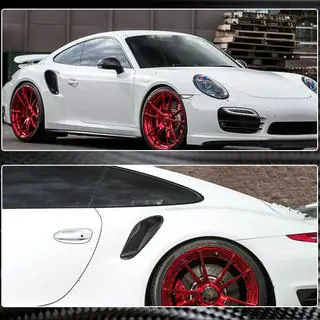 Карбоновые накладки на задние крылья (для Turbo S 2014-2016) Porsche 911 (991) 2011–2019 гг. фото 4