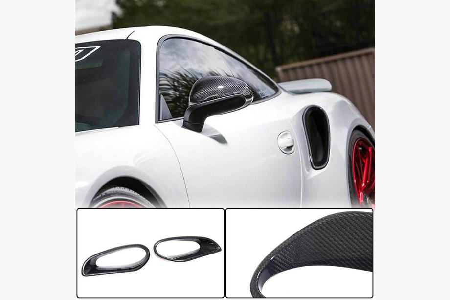 Porsche 911 (991) 2011–2019 гг. Карбоновые накладки на задние крылья (для Turbo S 2014-2016) Image