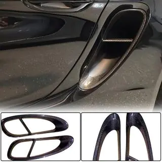 Карбоновые накладки на задние крылья (для Boxster) Porsche Boxster/Cayman 981 2013-2016 гг. фото 1
