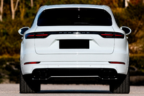 Porsche Cayenne 2018- гг. Диффузор заднего бампера (2018-2023, Карбон) фото 2