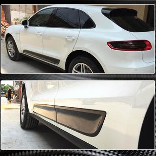 Молдинги дверей (2014-2021, Карбон) Porsche Macan 2014-2024 гг. фото 3