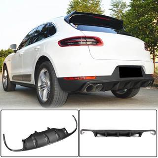 Диффузор заднего бампера V1 (2014-2021, Карбон) Porsche Macan 2014-2024 гг. фото 1