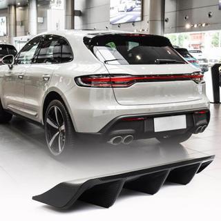 Диффузор заднего бампера V1 (2021+, Карбон) Porsche Macan 2014-2024 гг. фото 1