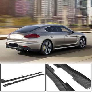 Боковые Пороги (2013-2016, Карбон) Porsche Panamera 2009-2016 гг. фото 1