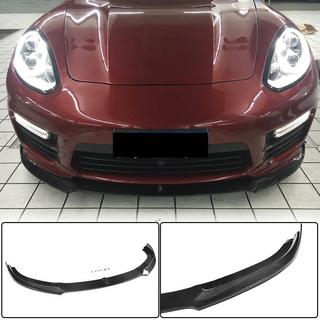 Передняя губа бампера V1 (для Turbo/Turbo S/GTS) Porsche Panamera 2009-2016 гг. фото 1