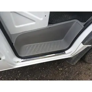 Накладки на Пороги VIP-Style (2 шт, Нержавеющая Сталь) фото 1