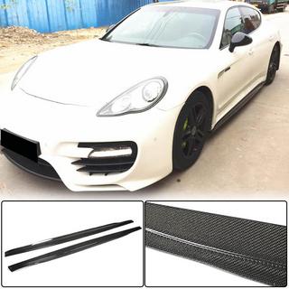 Боковые Пороги V1 (2009-2013, Карбон) Porsche Panamera 2009-2016 гг. фото 1