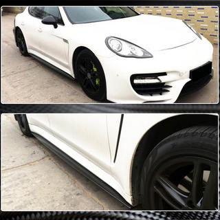 Боковые Пороги V1 (2009-2013, Карбон) Porsche Panamera 2009-2016 гг. фото 3