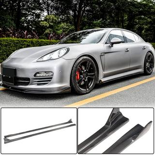 Боковые Пороги V2 (2009-2013, Карбон) Porsche Panamera 2009-2016 гг. фото 1