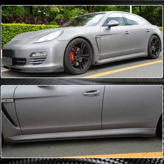 Боковые Пороги V2 (2009-2013, Карбон) Porsche Panamera 2009-2016 гг. фото 4