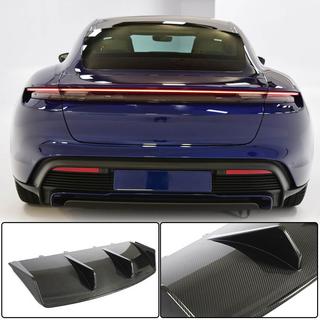 Диффузор заднего бампера (для 2019-2024 Turbo S SD, Карбон) фото 1
