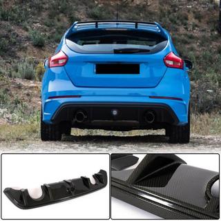 Диффузор заднего бампера (для RS 2015-2017, Карбон) Ford Focus III 2011-2017 гг. фото 1