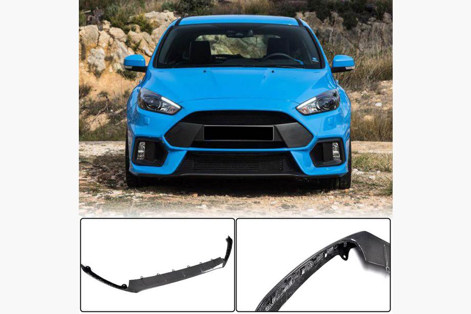 Ford Focus III 2011-2017 гг. Передний бампер Лип спойлер (для RS 2015-2017, Карбон) Image