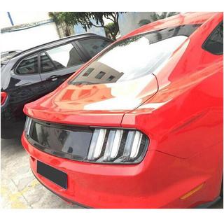 Накладки на Задние Фонари (2015-2017, Карбон) Ford Mustang 2015-2023 гг. фото 2