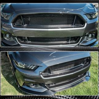 Решетка радиатора (2015-2017, Карбон) фото 4