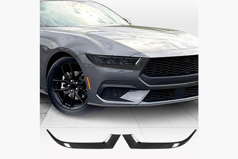 Ford Mustang 2024- гг. Карбоновые накладки на противотуманные фары Image