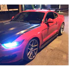 Ford Mustang 2015-2023 гг. Боковые Пороги V2 (Карбон) фото 2