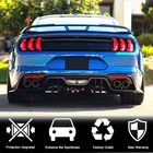 Ford Mustang 2015-2023 гг. Диффузор заднего бампера V1 (2015-2017, Карбон) фото 2