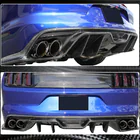 Ford Mustang 2015-2023 гг. Диффузор заднего бампера V1 (2015-2017, Карбон) фото 3