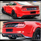 Ford Mustang 2015-2023 гг. Диффузор заднего бампера V1 (2015-2017, Карбон) фото 4