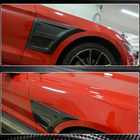 Ford Mustang 2015-2023 гг. Накладки на передние крылья (Карбон) фото 4