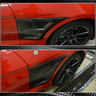 Ford Mustang 2015-2023 гг. Накладки на передние крылья (Карбон) фото 5