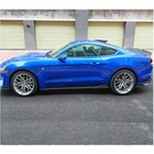 Ford Mustang 2015-2023 гг. Боковые Пороги V3 (Карбон) фото 3