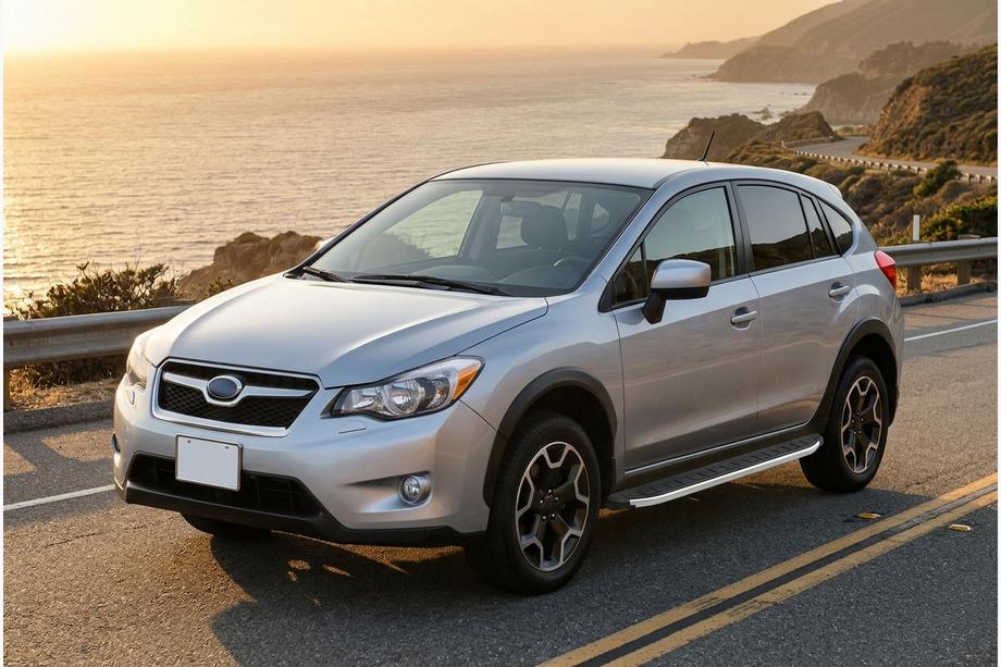 Subaru XV 2011-2017 гг. Боковые пороги Fullmond (2 шт., алюминий) Image