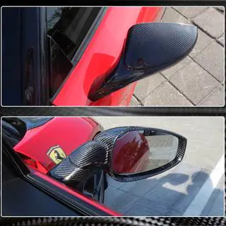 Накладки на Зеркала (Карбон) Ferrari 458 Italia 2009-2015 гг. фото 3