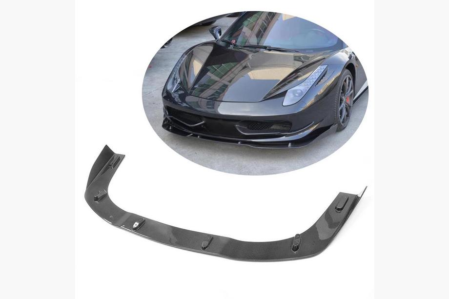 Ferrari 458 Italia 2009-2015 гг. Накладка На Передний Бампер Lip (2011-2013, Карбон) Image